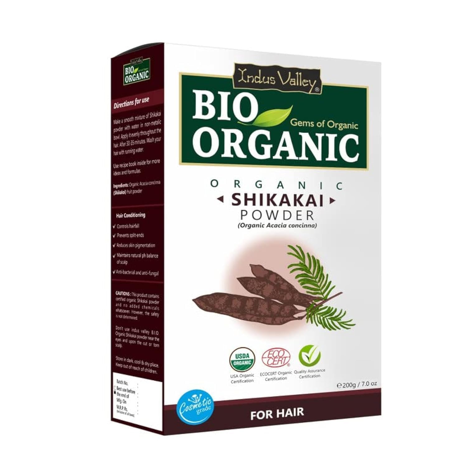 Indus Valley Bio Organic Shikakai Fruit Powder