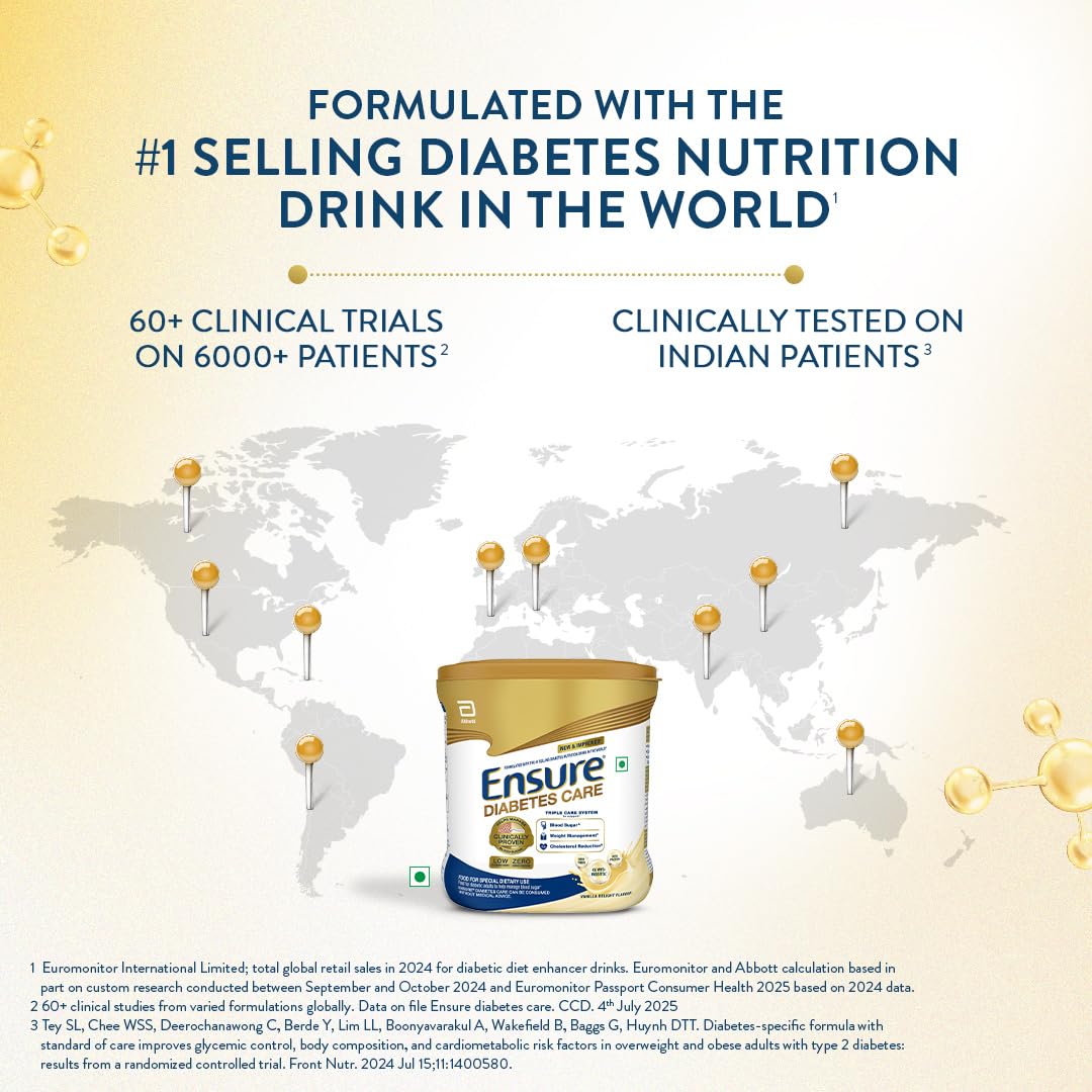 Ensure Diabetes Care Powder Vanilla Flavour - Sugar Free Health Drink