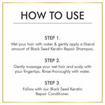 Thumbnail for Nuerma Science Sulphate Free Keratin Repair Black Seed Shampoo For Keratin Botox and Coloured Hair