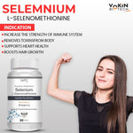 Thumbnail for Vokin Biotech Selenium Capsules 40mcg - Superior Absorption - 90 Vegetarian Capsules