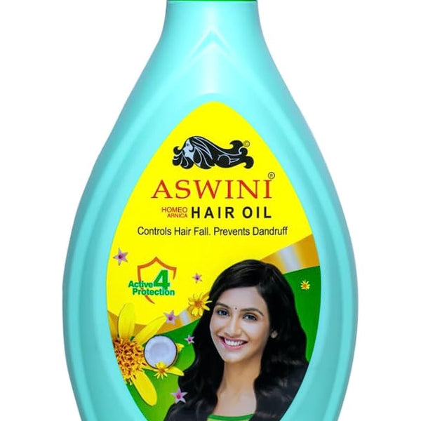 Aswini Homeo Hair Oil- Helps in Stopping Hair Fall & Dandruff - Distacart