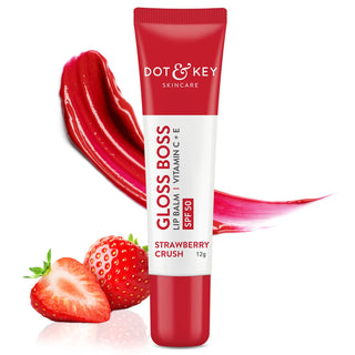 Dot & Key Gloss Boss Strawberry Red Lip Balm - Distacart