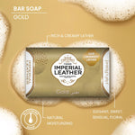 Thumbnail for Cussons Imperial Leather Soap 125 g Gold bathing bar, rich creamy lather, long-lasting fragrance