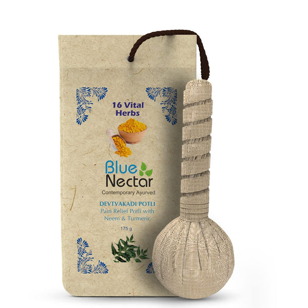 Blue Nectar devtvakadi Potli Pain Relief with Neem & Turmeric - Distacart