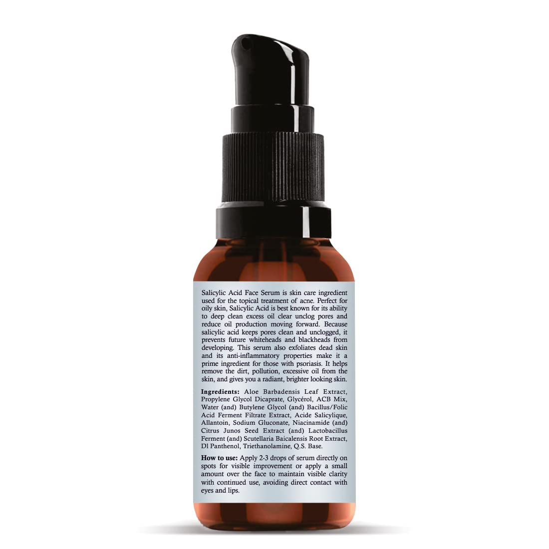 Nuerma Science Salicylic Acid Face Serum | Clear, Radiant Skin - Distacart