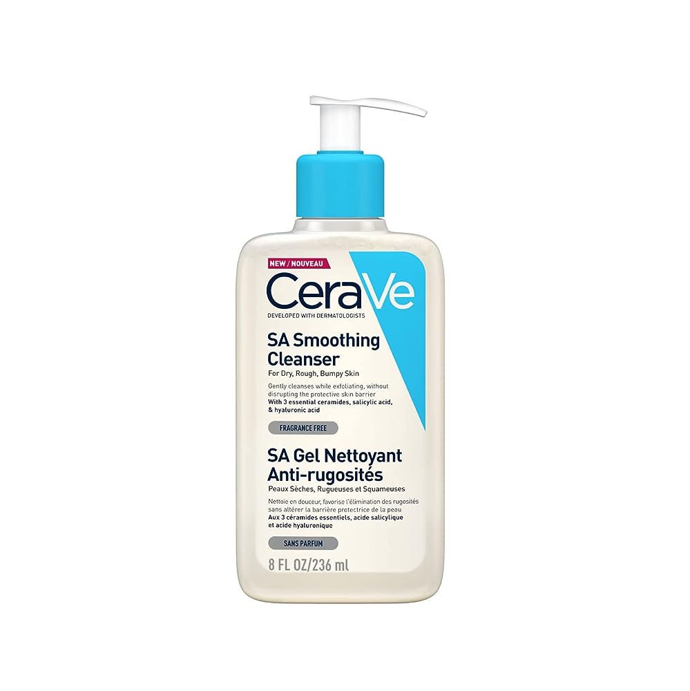 Cerave SA Smoothing Cleanser for Dry Rough Bumpy Skin - Distacart