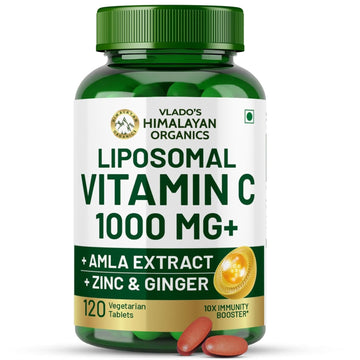 Himalayan Organics Liposomal Vitamin C 1000 mg Tablets - Distacart