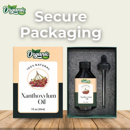Organic Zing Xanthoxylum (Zanthoxylum) Oil | Pure & Natural Steam Distilled Essential Oil for Aroma, Diffusers & Massage - Distacart
