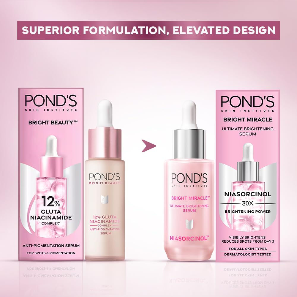 Ponds Bright Beauty Gluta Niacinamide Serum - Distacart