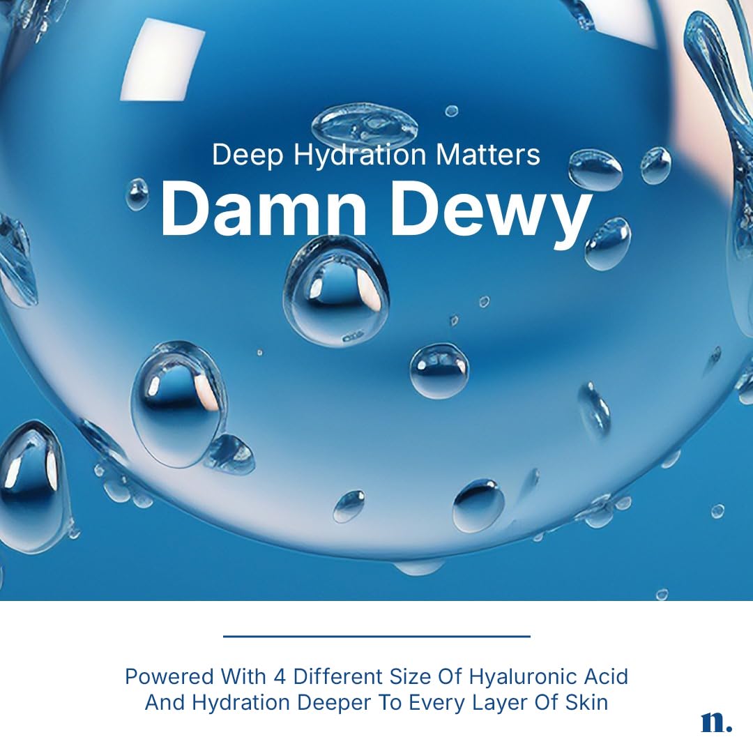 Numour Damn Dewy | Intense Hydration & Barrier Repair Pressed Serum 30g | India's 1st Hydrating Pressed Serum | 11% Hydration Actives | For Dry, Dehydrated, Sensitive & Combination Skin | Men & Women