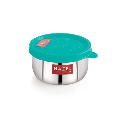 HAZEL 250ML Stainless Steel Container with Airtight Lid | Small Steel Jar - Dista