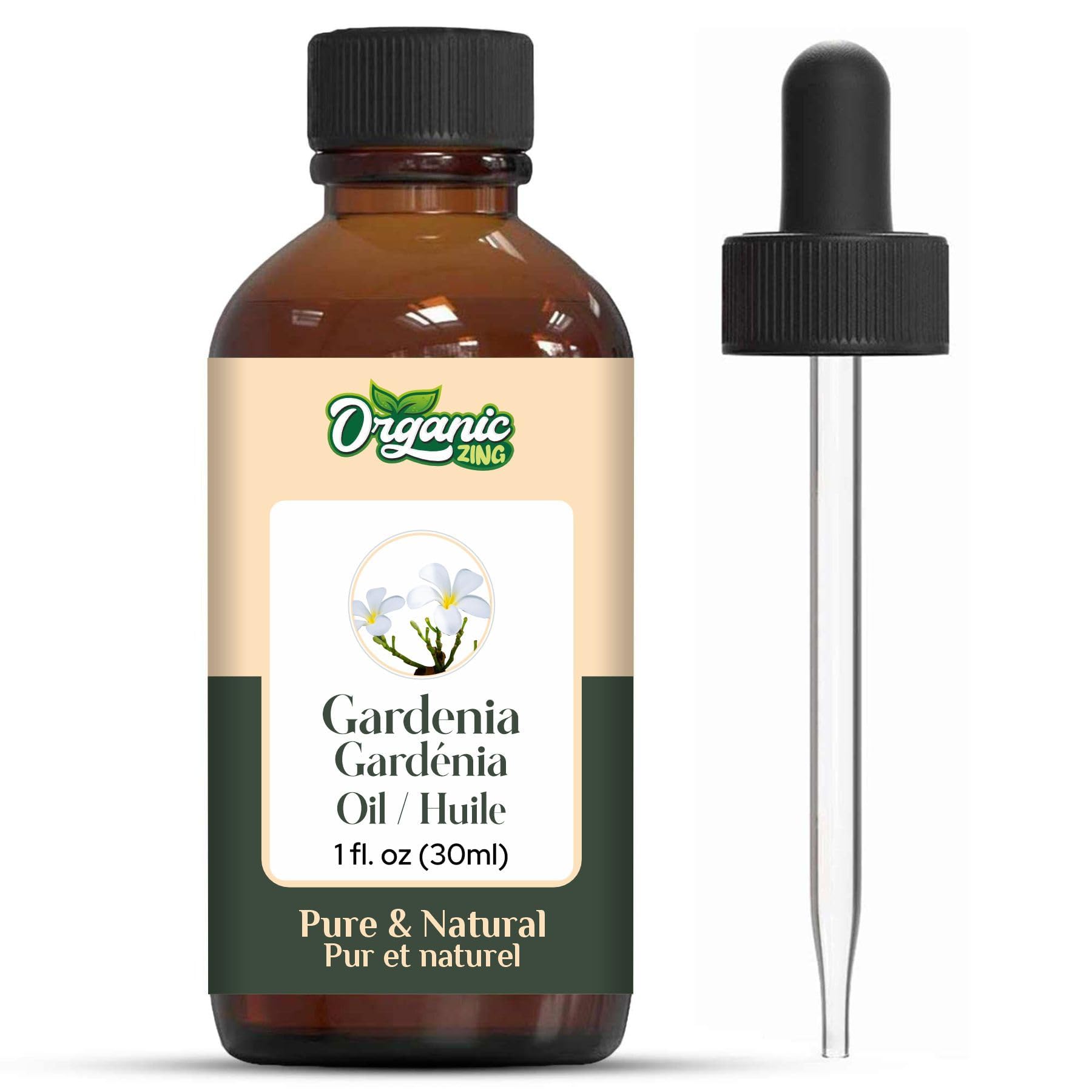 Organic Zing Gardenia (Gardenia jasminoides) Oil | Pure & Natural Essential Oil for Skincare, Aroma and Diffusers - Distacart