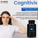Thumbnail for Vokin Biotech Cognitivix -Unique Brain activation Ginkgo Biloba With Ginseng extract 60 Veg capsule