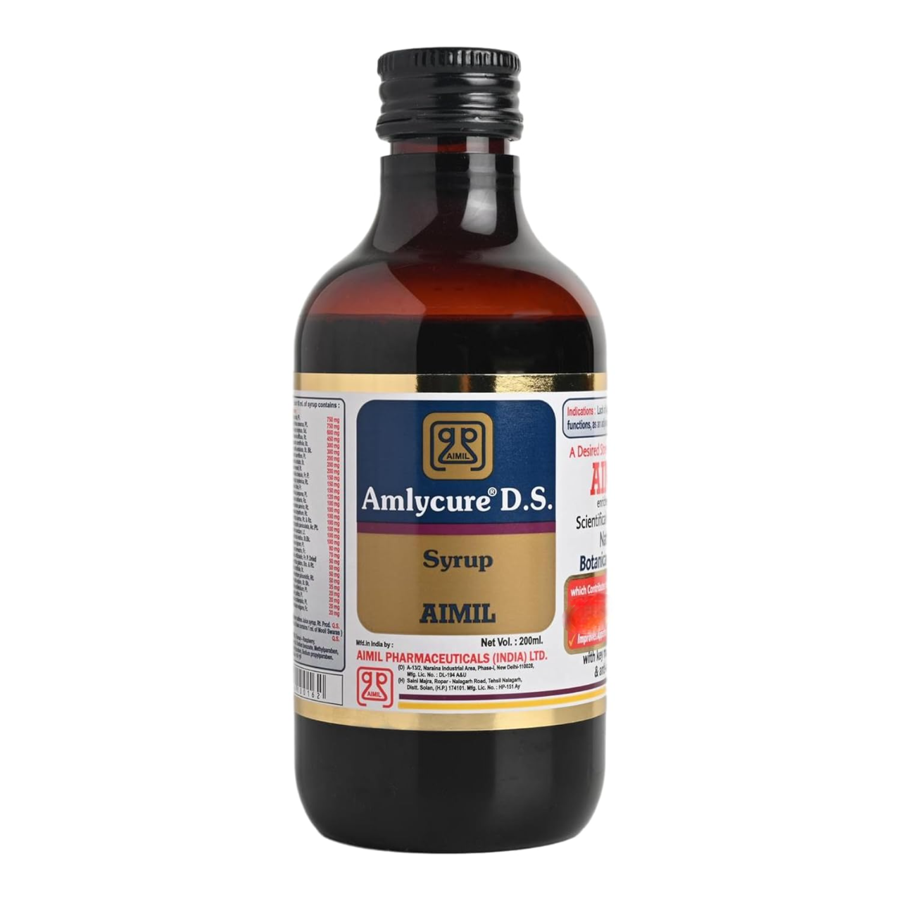 Aimil Ayurvedic Amlycure DS Syrup - Distacart