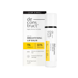 Deconstruct Brightening Lip Balm with SPF 30 - For Dark, Pigmented, Dry, Flaky Lips - Distacart