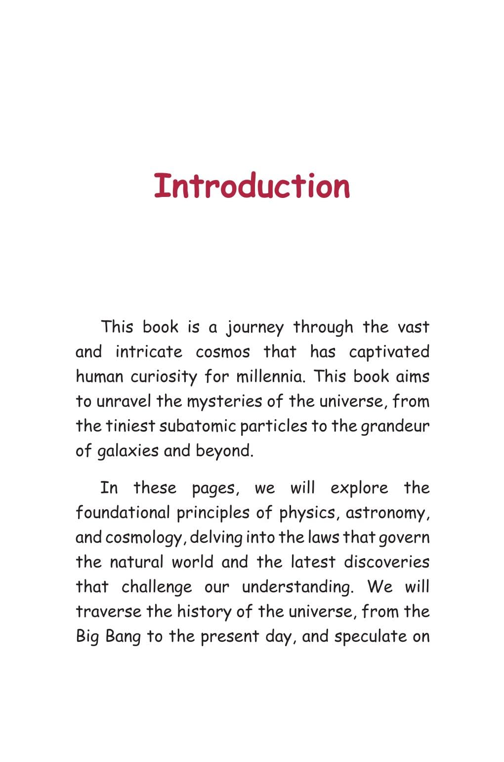 Fundamentals Of The Universe - Unbound Script - Dista