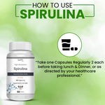 Thumbnail for Vokin Biotech Spirulina- Support Heart Health and Liver Health -800mg (90 Capsules)