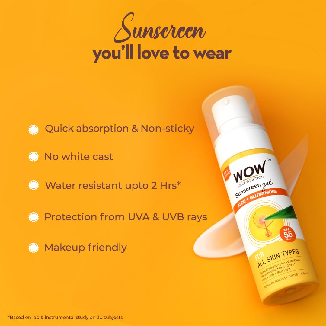 Wow Skin Science Sunscreen Matte Finish - SPF 55 PA++ - Distacart