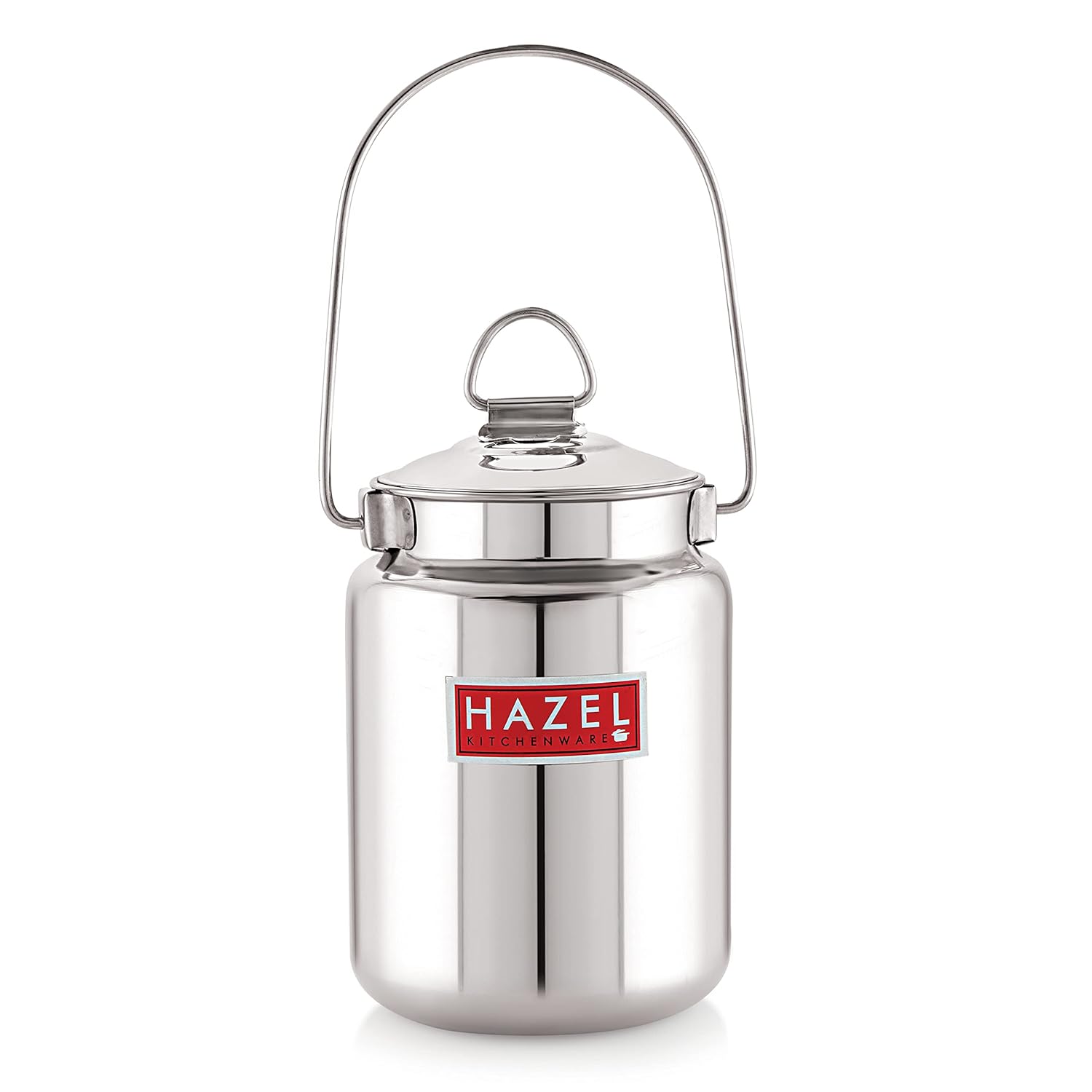 HAZEL Stainless Steel Plain Barani, 1 LTR - Dista