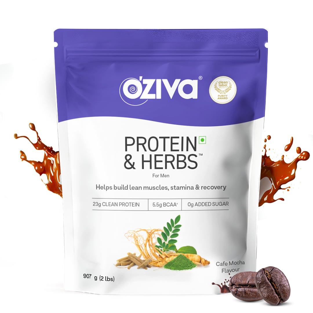 OZiva Protein & Herbs for Men - Distacart