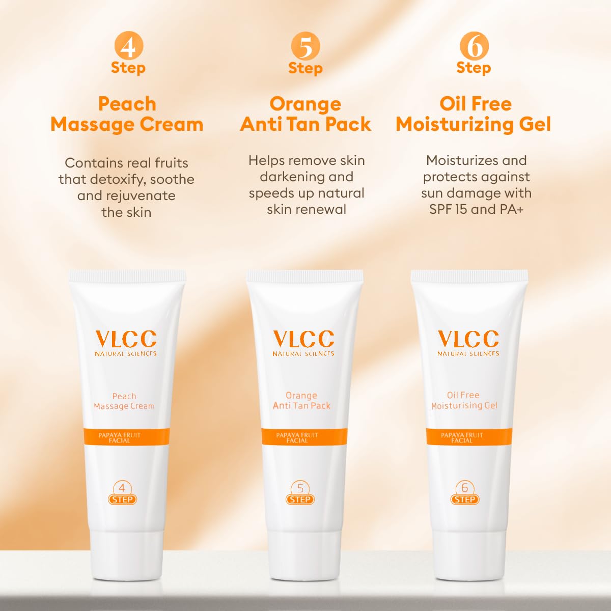 VLCC Papaya Fruit Facial Kit - Distacart