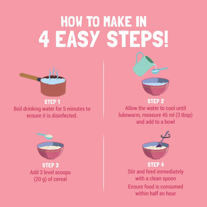 Slurrp Farm Instant Cereal With Ragi, Rice & Strawberry with Milk - Distacart