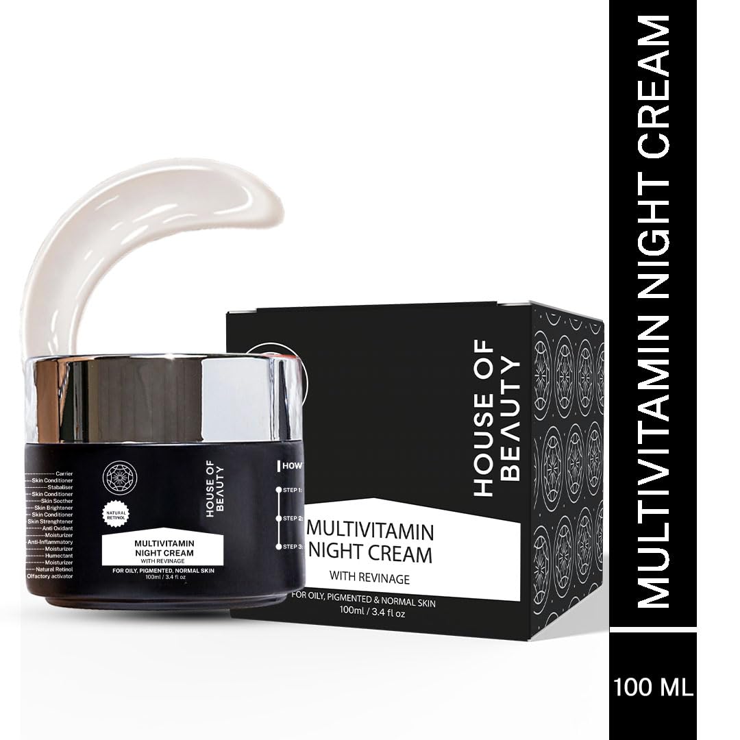 House Of Beauty Multivitamin Nourish Night Cream With Revinage For Face - Distacart