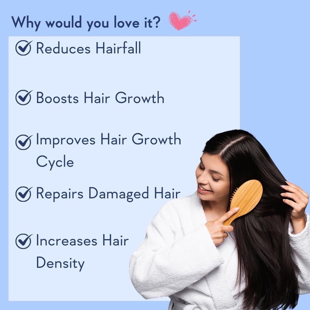 Wishcare Hair Growth Serum Concentrate With 3% Redensyl, 4% Anagain, Rice Water, Biotin - Distacart
