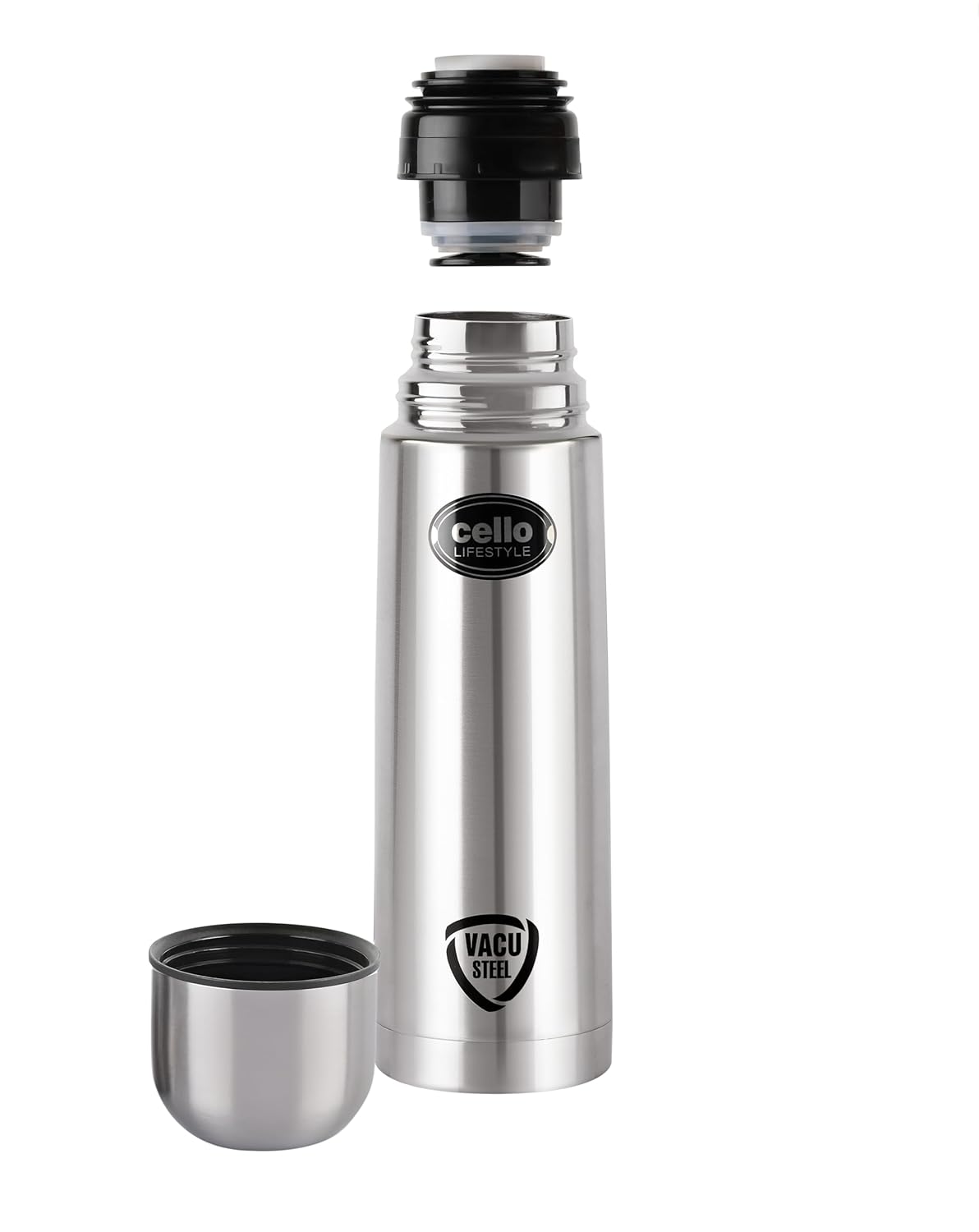 CELLO Lifestyle Insulated Stainless Steel Flask Water Bottle for Daily Use 500 ml - Dista