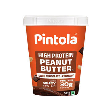Pintola High Protein Dark Chocolate Crunchy Peanut Butter - Dista