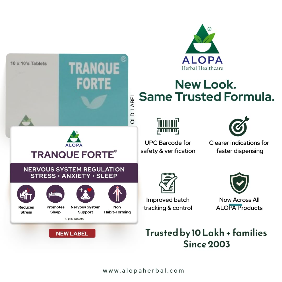 Alopa Herbal Tranque Forte Tablets - Dista