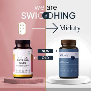 Miduty by Palak Notes Triple Thyroid Care Capsules - Distacart