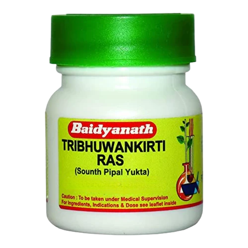 Baidyanath Tribhuvankirti Ras Tablets - Distacart