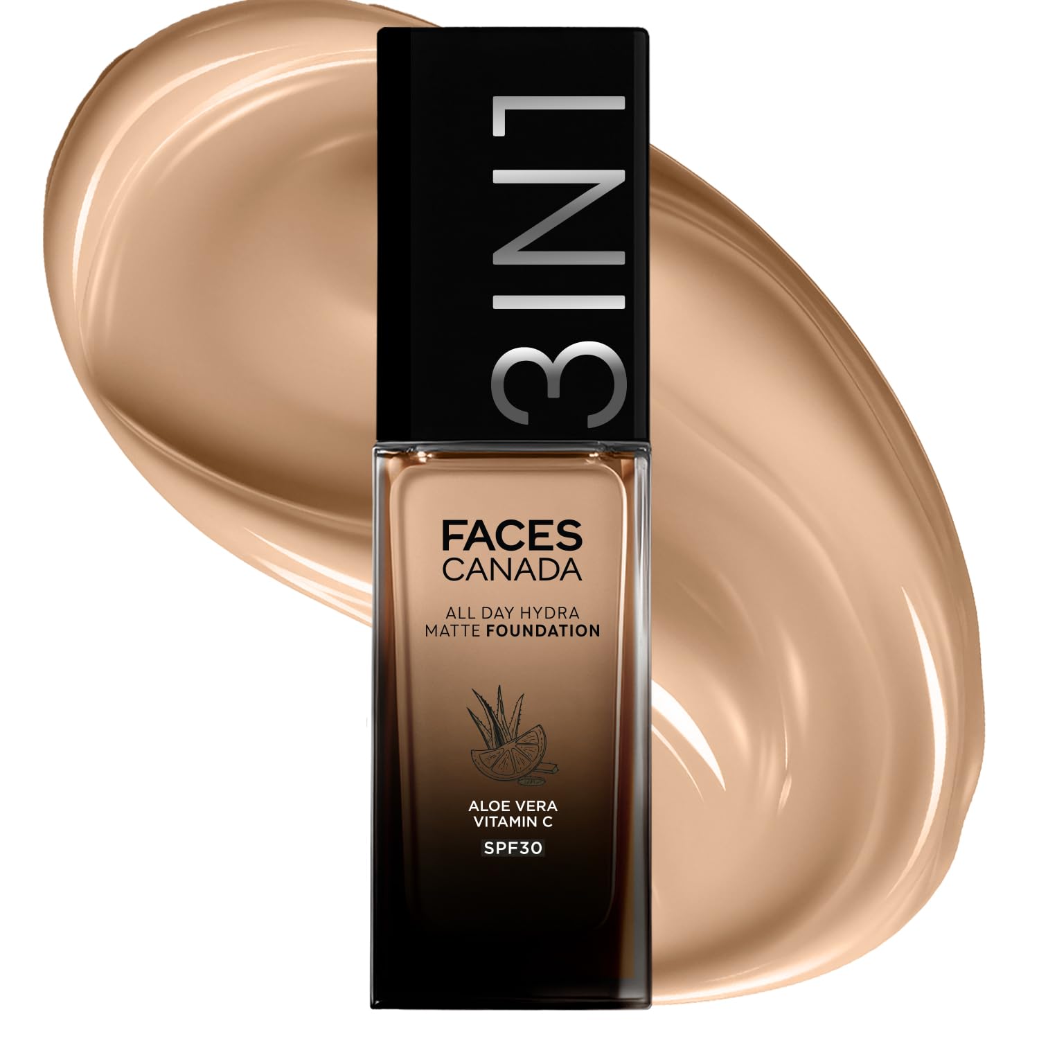 Faces Canada All Day Hydra Matte 3-in-1 Foundation-Soft Sand 041 - Distacart