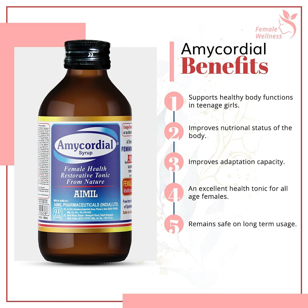 Aimil Ayurvedic Amycordial Syrup
