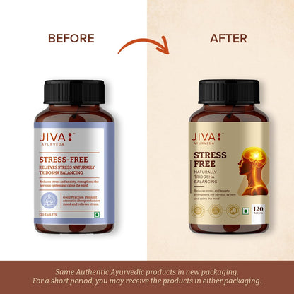 Jiva Ayurveda Stress-Free Tablets - Dista