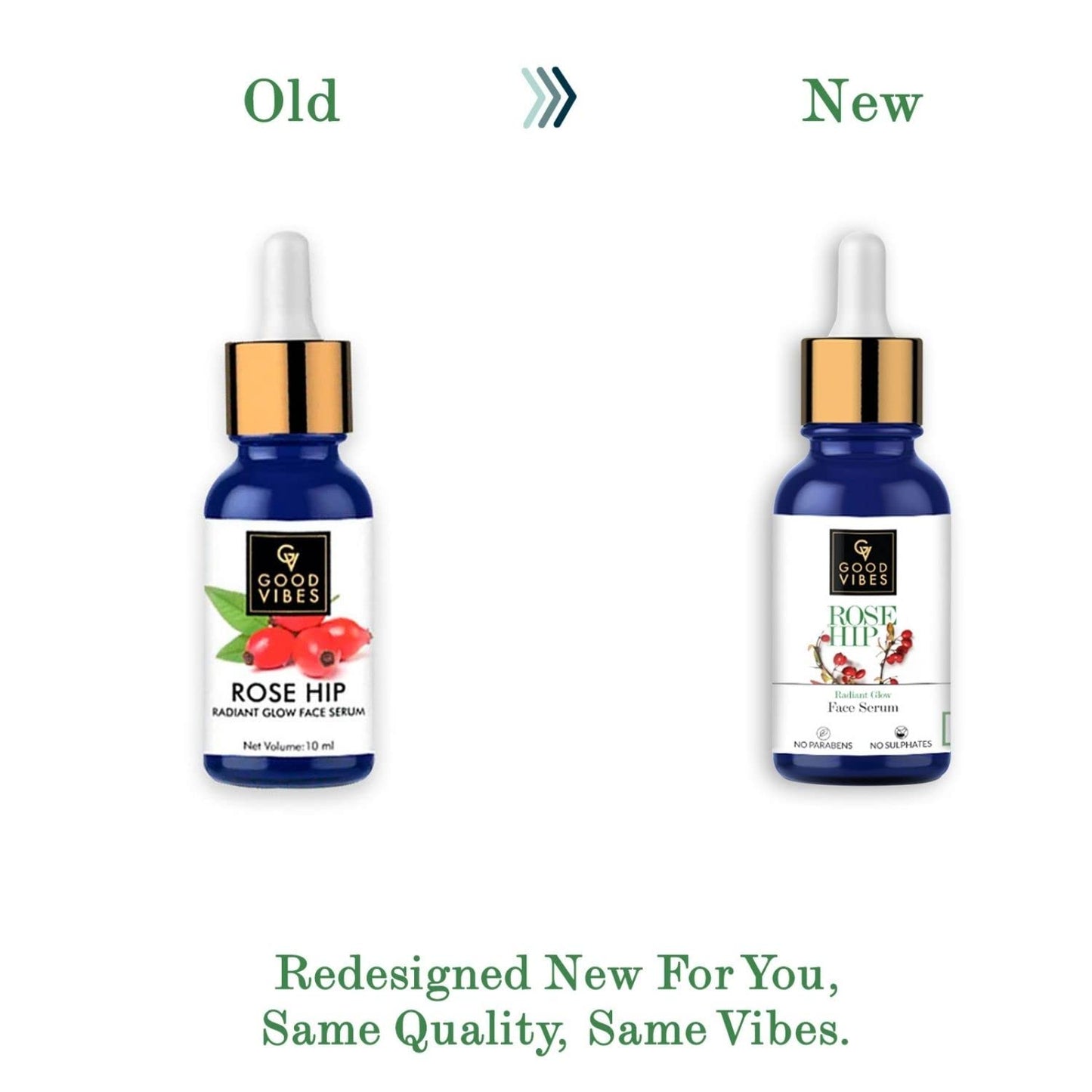 Good Vibes Rosehip Radiant Glow Face Serum - Distacart