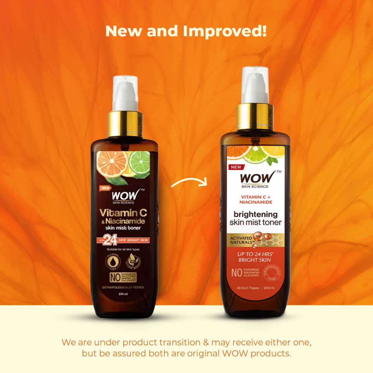 Wow Skin Science Vitamin C Skin Mist Toner - Distacart