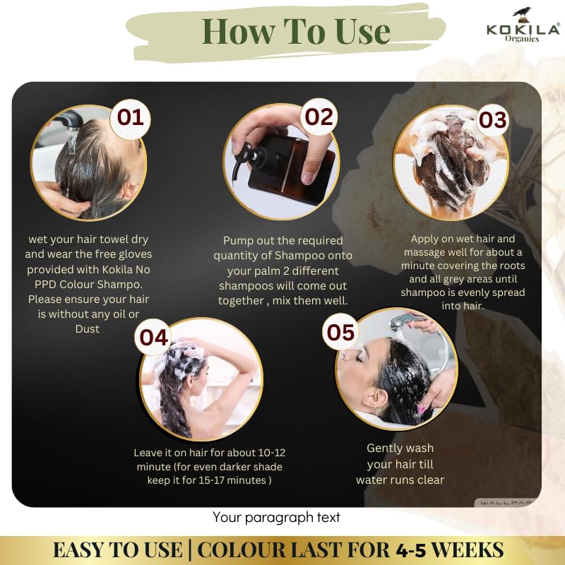 Kokila No Ppd Shampoo Hair Colour