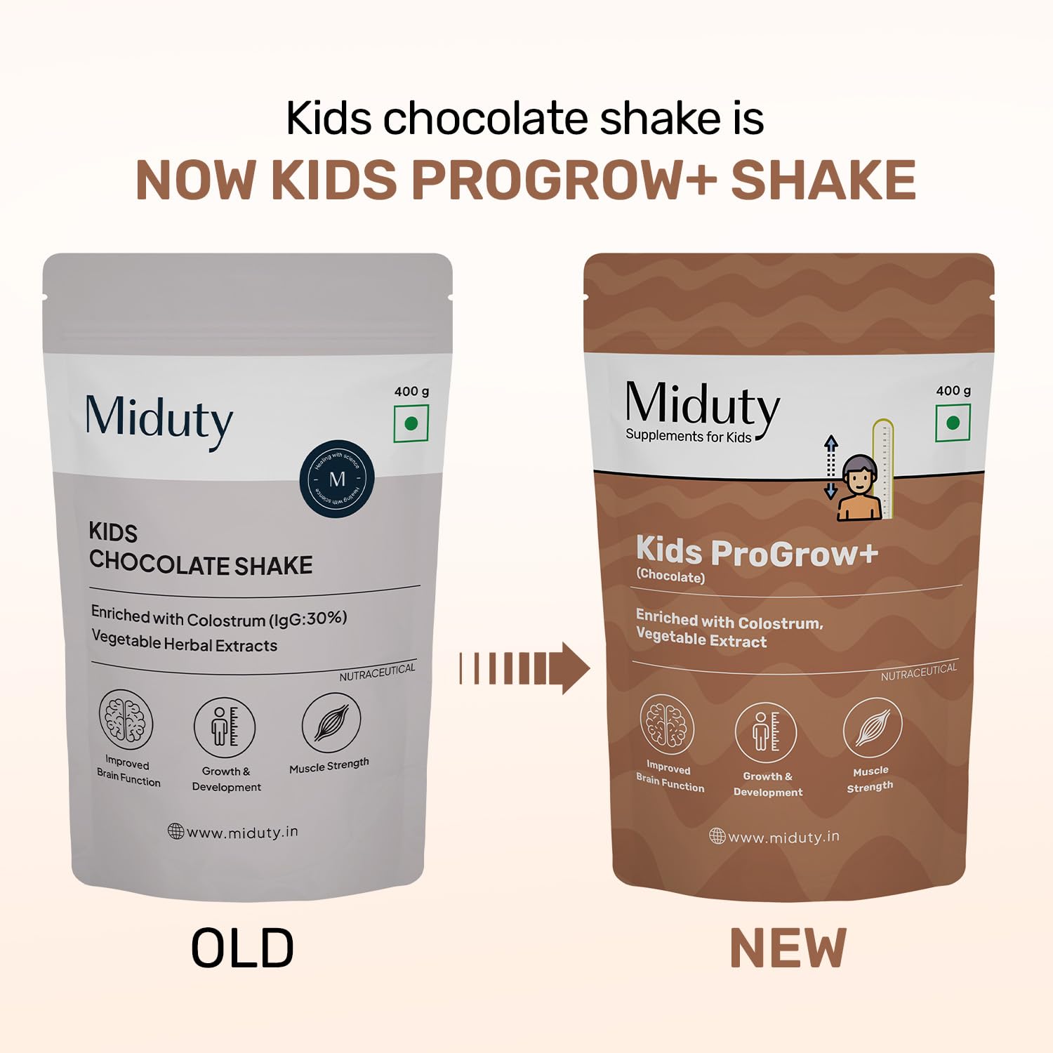 Miduty by Palak Notes Kids Chocolate Shake Powder