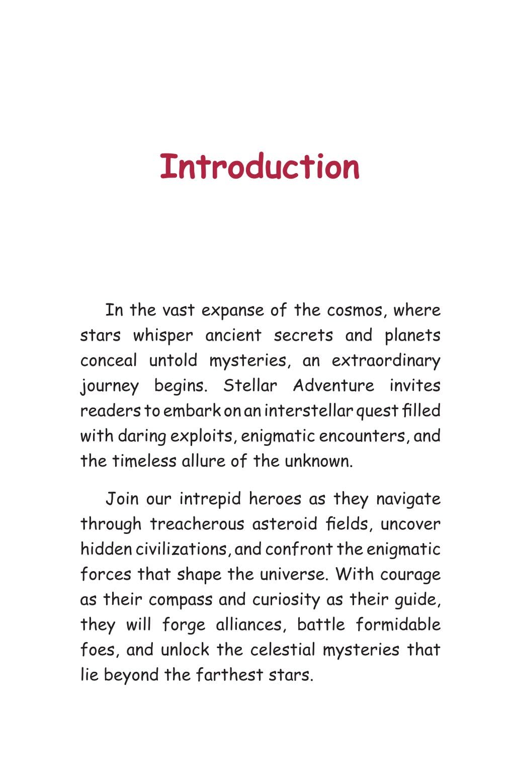Stellar Adventures - Unbound Script - Dista