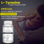 Thumbnail for Vokin Biotech L-Tyrosine 500mg- Support Cognitive Health May Reduce Effect Of Stress & fatigue- 90 Capsules
