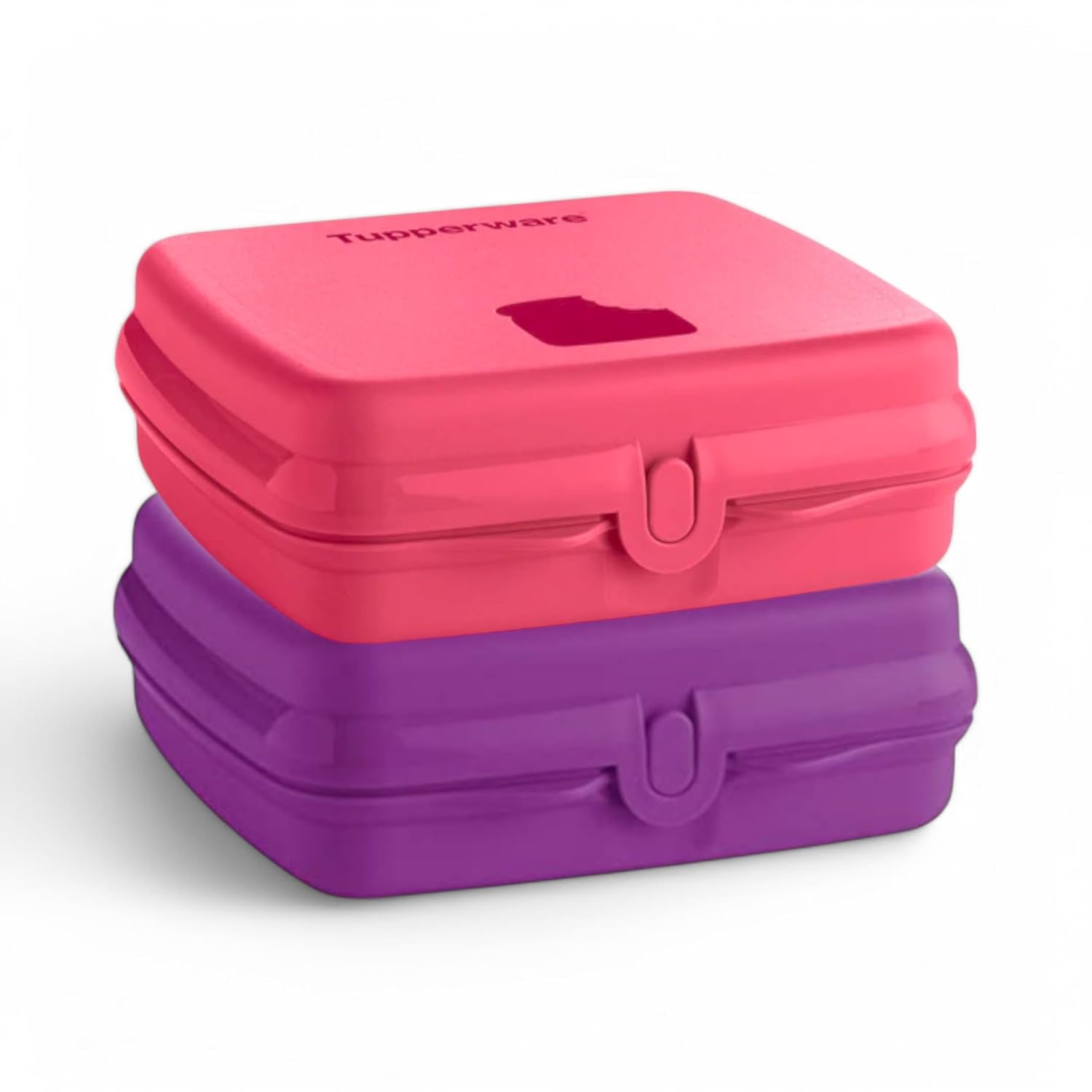 Tupperware Sandwich Keeper Set of 2 in Pink - Dista