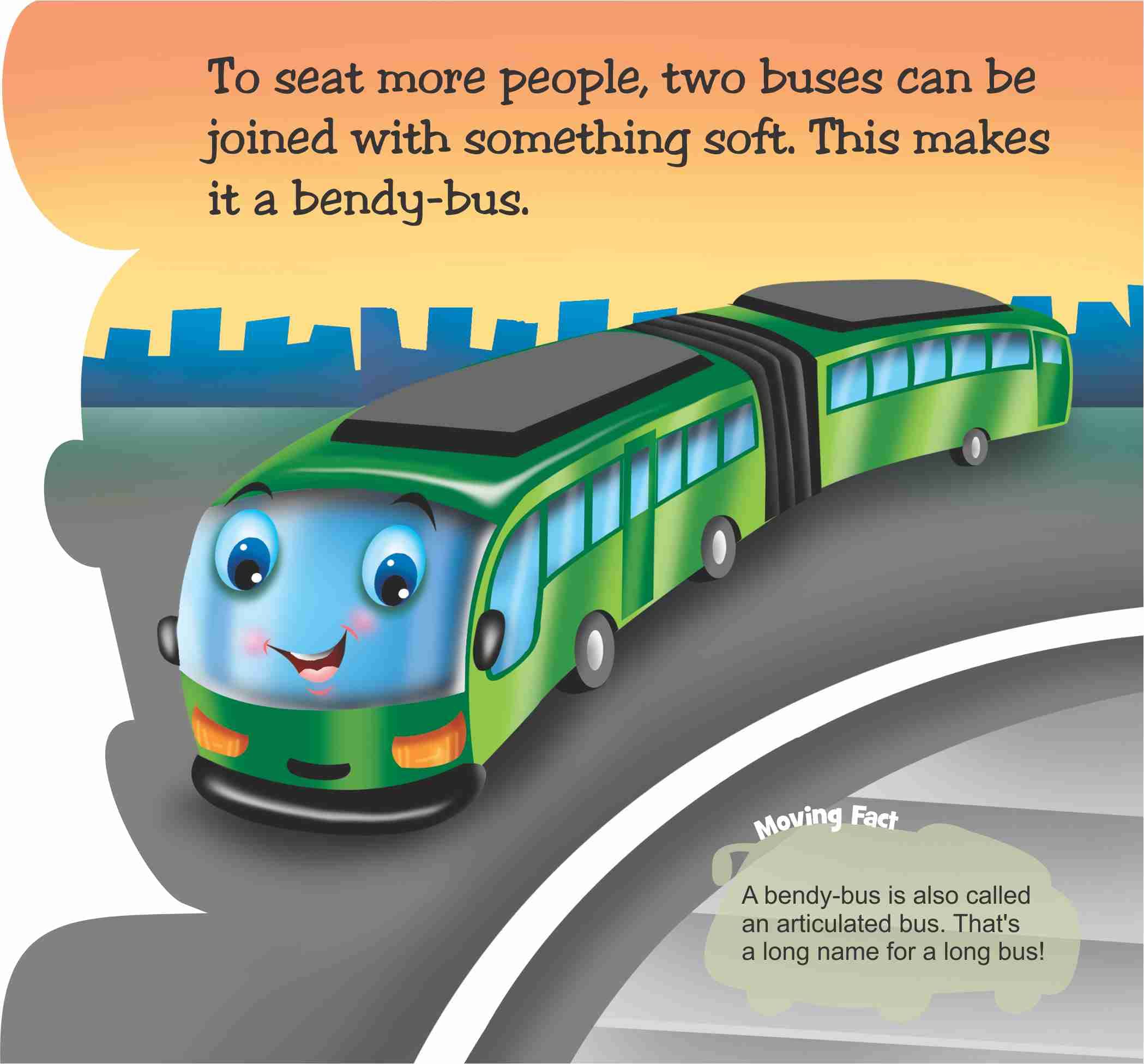 Flying Colours Cut Out Board Book - Bus - Dista