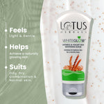 Thumbnail for Lotus Herbals WhiteGlow Skin Brightening Oatmeal & Yogurt Gentle Exfoliator Scrub - Distacart