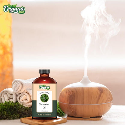 Organic Zing Cornmint (Mentha arvensis) Oil | Pure & Natural Essential Oil for Massage, Aroma & Diffusers - Distacart