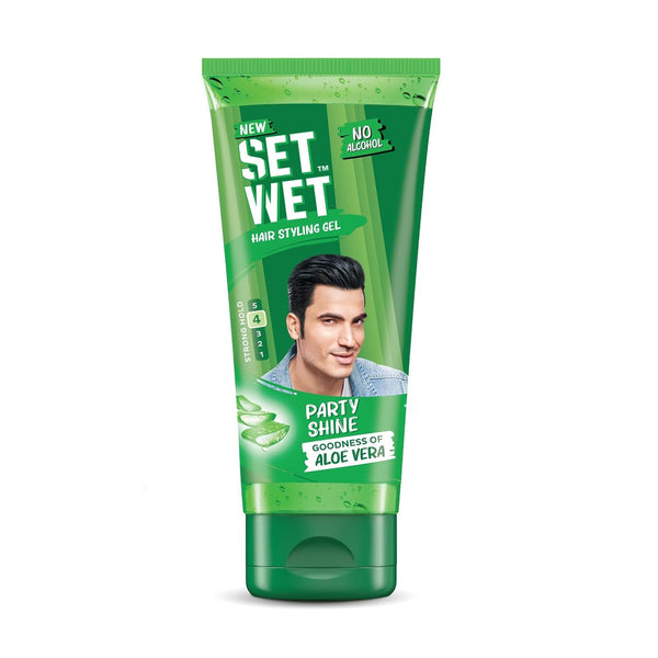 Set Wet Hair Gel for Men Vertical Hold Strong Hold High Shine