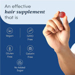 Thumbnail for Man Matters Biotin Nourish Hair Gummies - Strawberry Flavor With Zinc & Multivitamins