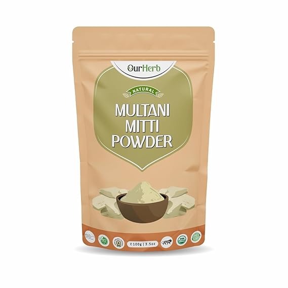 OurHerb Multani Mitti Powder For Skin & Hair - Distacart