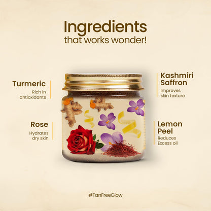 Mother Sparsh Turmeric & Kashmiri Saffron Face Ubtan Powder - Distacart